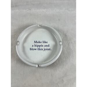Make Like a Hippie Blow This Joint Ceramic Ashtray Trinket Tray Urban Outfitters